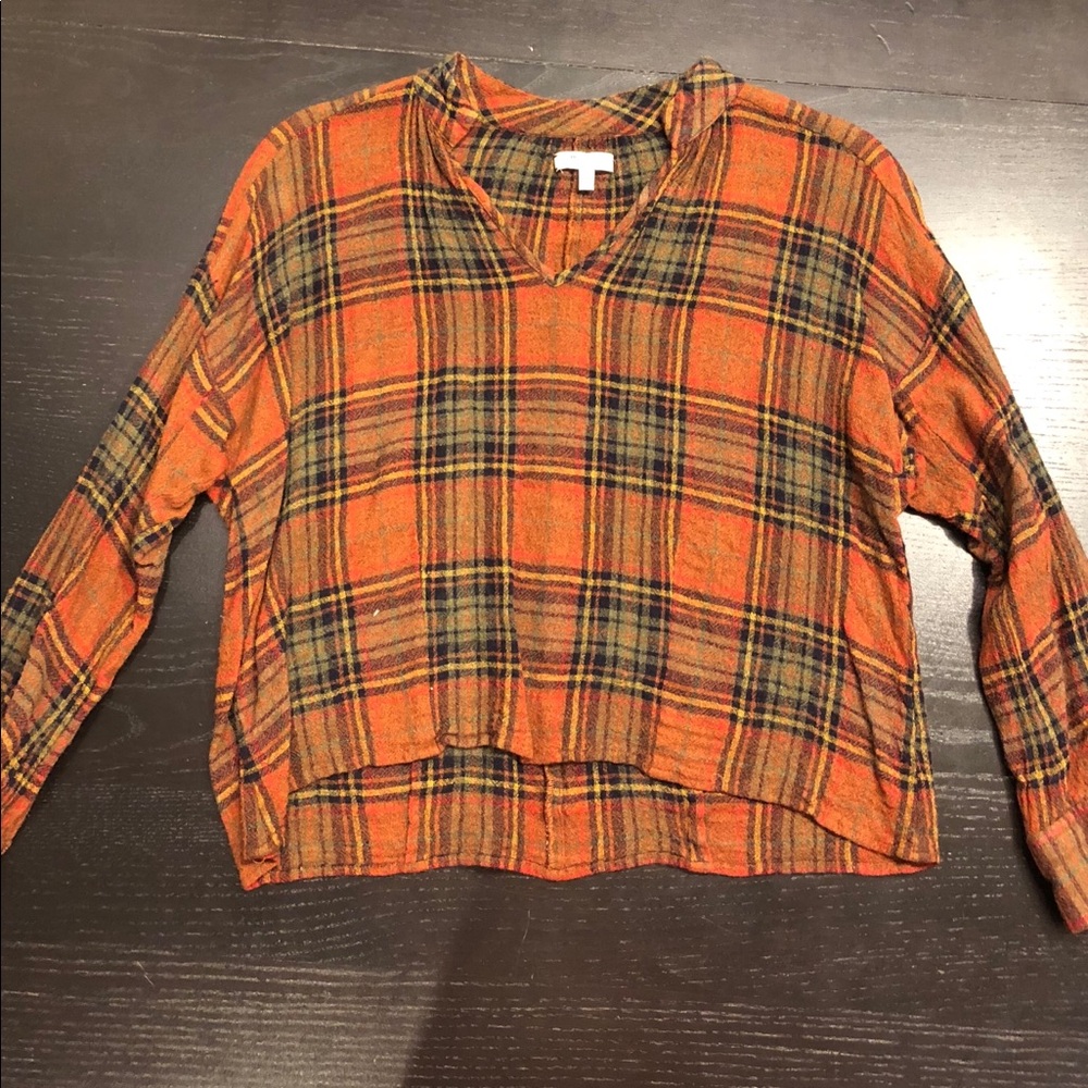 Madewell Burnt Orange Crop